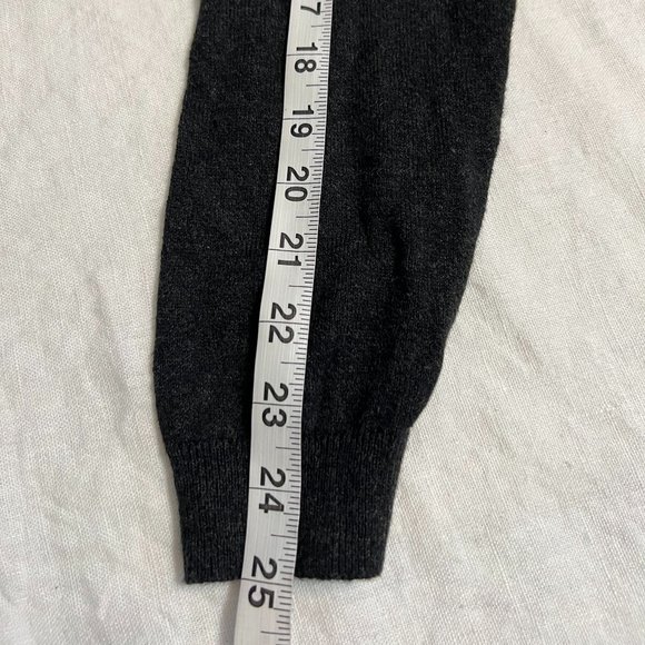 Superdry Sartorial Men’s Sweater M Dark Gray Cotton Cashmere Henley Pullover - Picture 10 of 11